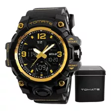 Relógio Masculino Sports Led Esportivo Militar Shock Digital