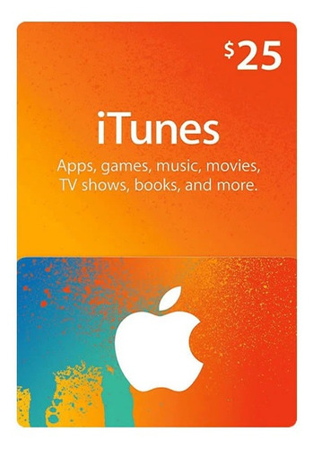 Tarjeta Apple & Itunes Store Gift Juegos Musica Libros (25)