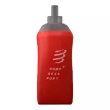 Botella De Silicona Compressport Ergo Flask, 300 Ml, Color Rojo