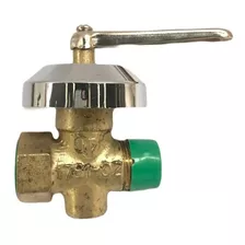 Llave De Paso Gas Esferica 3/4 Con Campana Bronce Aprobada