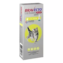 Bravecto Plus Pipeta Gato 1,2 A 2,8 Kg | Interno Y Externo
