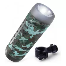 Radio Parlante Marca Zealot Usb S22 Bluetooth Y Linterna Color Verde Militar