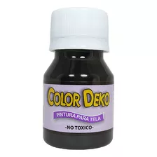 Pintura Para Tela Color Negro - Deko