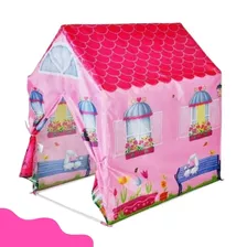 Barraca Minha Casinha Tenda Toca Cabana Infantil Menina Rosa