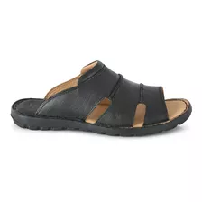 Sandalia Hombre Briganti Cuero Ojota Goma Casual Hcch00926