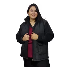 Campera Matelasse Mangas Polar Soft Talles Especiales Mujer