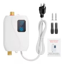 Calentador De Agua Eléctrico, Enchufe Para Baño Y Ducha