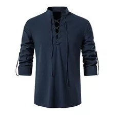 Camisas Escocesas Jacobite Ghillie Kilt Para Hombre Casual