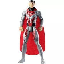 Figura Superman Traje De Acero 30cms Liga De La Justicia Dc