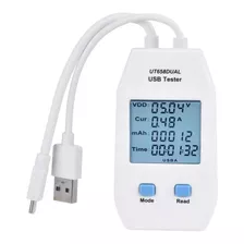 Uni-t Usb Tester Ut658a-dual Monitor De Voltaje Y Corriente