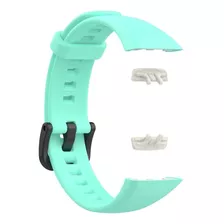 Pulseira De Silicone Para Huawei Band 6 Colorida Cor Verde Menta