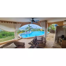 Oportunidad Vendo Villa Amueblada Con Piscina Exclusiva En Samana Cerca De La Playa Vista Al Mar