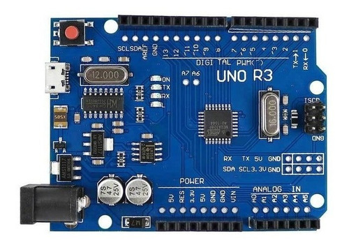 Arduino Uno R3 Smd Ch340 Atmega328 100% Compatible Ptec