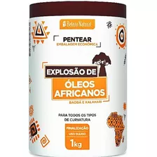 Creme De Pentear Explosão Óleos Africanos 1kg Beleza Natural