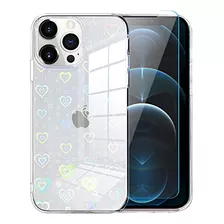 Mzelq Funda Compatible Con iPhone 12 Pro Max Con Laser Brill