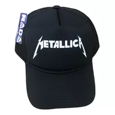 Boné Trucker Metallica Heavy Metal Pronta Entrega