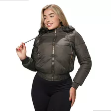 Jaquete Puffer Feminina Grossa Forrada Inverno Lançamento