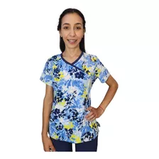 Top Uniforme Clínico Estampado Cherokee Infinity Bhbd