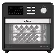 Air Fryer Forno Oster Fritadeira 15 Litros Desidratador Grill Descongela Estufa Elétrica Sem Óleo Multifunções Compact 10 Em 1 Display Digital Ofor106 220v