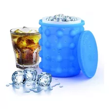 Hielera Flexible Nevera Portatil Conservar Cubos Ice Cube Color Azul