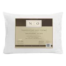 Travesseiro Camesa Neo Prime Ecopluma 0.50x0.70m Cor Branco