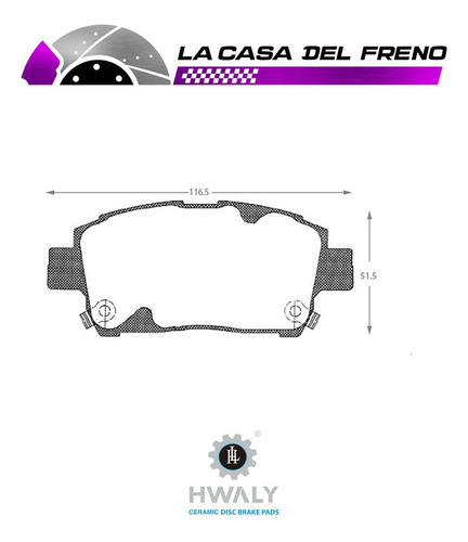 Pastilla De Freno Delantera Toyota Scion Xb  1.5 2005 Foto 3