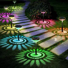 Pack De 6 Luces Solares Brillantes Para Jardin Impermeables