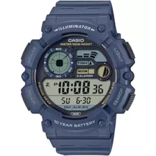 Relógio Casio Masculino Ws-1500h-2av Pescaria E Fases Da Lua