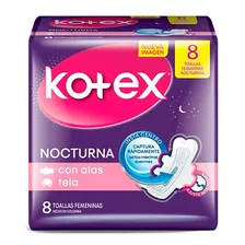 Toallas Kotex Nocturna Sacan De Apuro, Tenlas En Tu Mochila