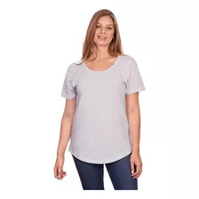 Remera De Algodón Mujer Manga Corta Slim Lake Reuseme