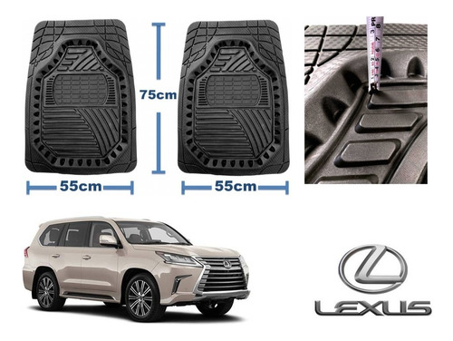 Tapetes Premium Black Carbon 3d Lexus Lx 2022 A 2024 Foto 2