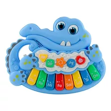 Teclado Musical Infantil Jacaré Bbr