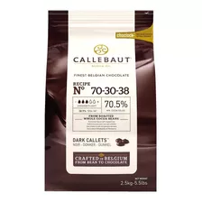 Chocolate Belga Callebaut Amargo (70-30-38) 70,5% 2,01kg!!