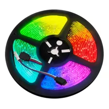 Tira De Led 5050 60 Led/m 5m Rgb Maximo Brillo Siliconado