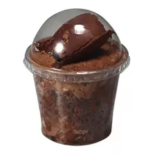 50un Mini Copo Bolha Cristal Pet 60ml Doce Trufa Brigadeiro