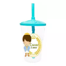 10 Copos Twister 400ml Lembrancinha Personalizada Principe