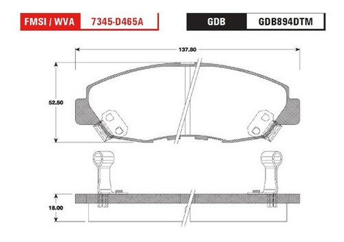 Kit Balatas D/t Ceramica Trw Civic Coupe 1.8 2008 Foto 2