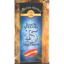 Jamon Serrano Segóvia S/ Osso 15 Meses - Gran Reserva 1,3kg