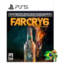 Far Cry 6 Ultimate Steelbook Edition Ps5 Mídia Física