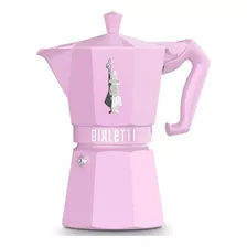 Cafetera Bialetti Exclusive Moka 6 Tazas Rosa