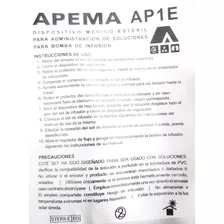 Set Bomba Alimentación Enteral Guia Apema Ap1e X 40