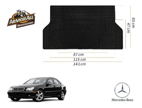 Tapete Cajuela Maletero Mercedes Benz C230 02 A 06 Armor All Foto 3