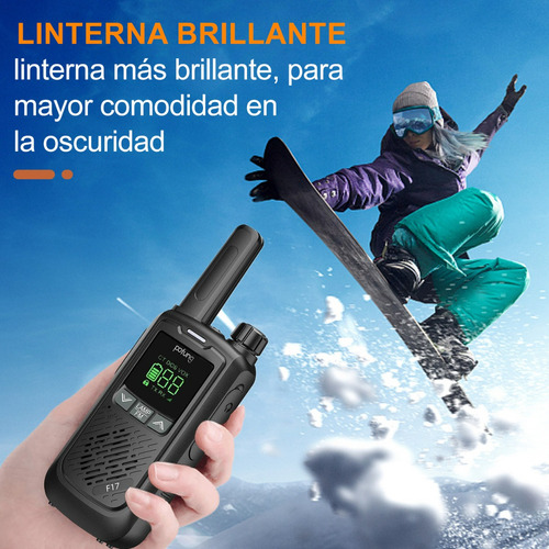 2 Radios Walkie Talkie 16 Canale Porttil Recargable  Foto 6