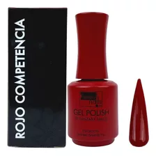 Gel Semipermanente 3 Pasos Polish Fantasy Color Color Rojo Competencia