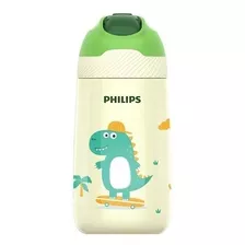 Garrafa Térmica Infantil Dinossauro Verde 350ml Philips