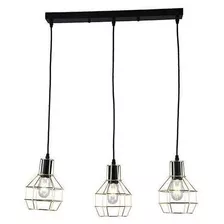 Lamp. Colgar 3 Luces Kratia E27 Cafe Oro Mp