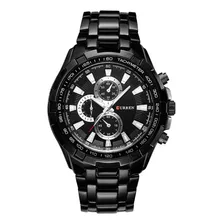 Reloj Big Dial Business Para Hombre Con Correa De Acero Y Cu