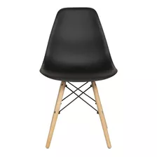 Set De 2 Sillas Holly Estilo Eames Comedor Color Negro