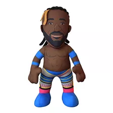 Peluche Wwe Kofi Kingston, Color Marrón-azul, De 10.0 in