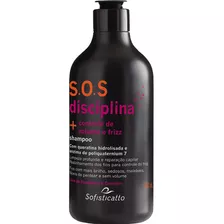  Shampoo Sos Disciplina Controle De Volume Limpeza 500ml